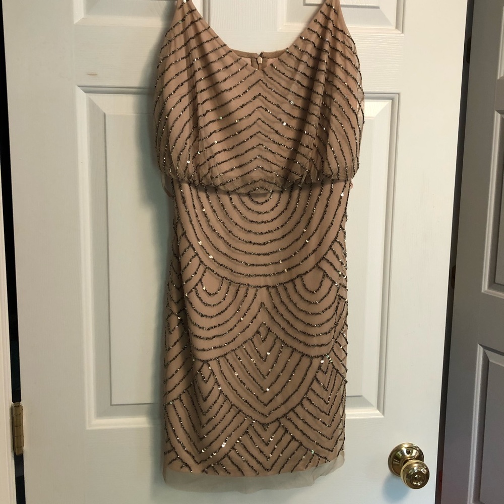 Adrianna Papell sequined mini dress - Picture 2 of 3